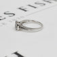 Pre-Owned 18ct White Gold Diamond Cluster Ring Size L.5