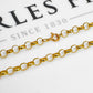 Pre-Owned 9ct Gold Belcher Chain Necklace 18 Inch