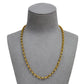 Pre-Owned 9ct Gold 5mm Belcher Chain Necklace 18 Inch