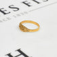 Pre-Owned 9ct Gold 2 Row Shot Ring Size K