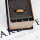 Pre-Owned 9ct Gold 2 Row Shot Ring Size H.5