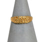 Pre-Owned 9ct Gold 2 Row Shot Ring Size H.5