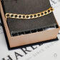 Pre-Owned 9ct Gold Pattern Polish Curb Bracelet 7 Inch