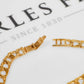 Pre-Owned 9ct Gold Pattern & Polish Curb Bracelet 7 Inch