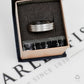 Pre-Owned 9ct White Gold Mens Rib Design Band Ring Size V.5
