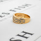 Pre-Owned 9ct Gold & Diamond Celtic Knot Band Ring Size U