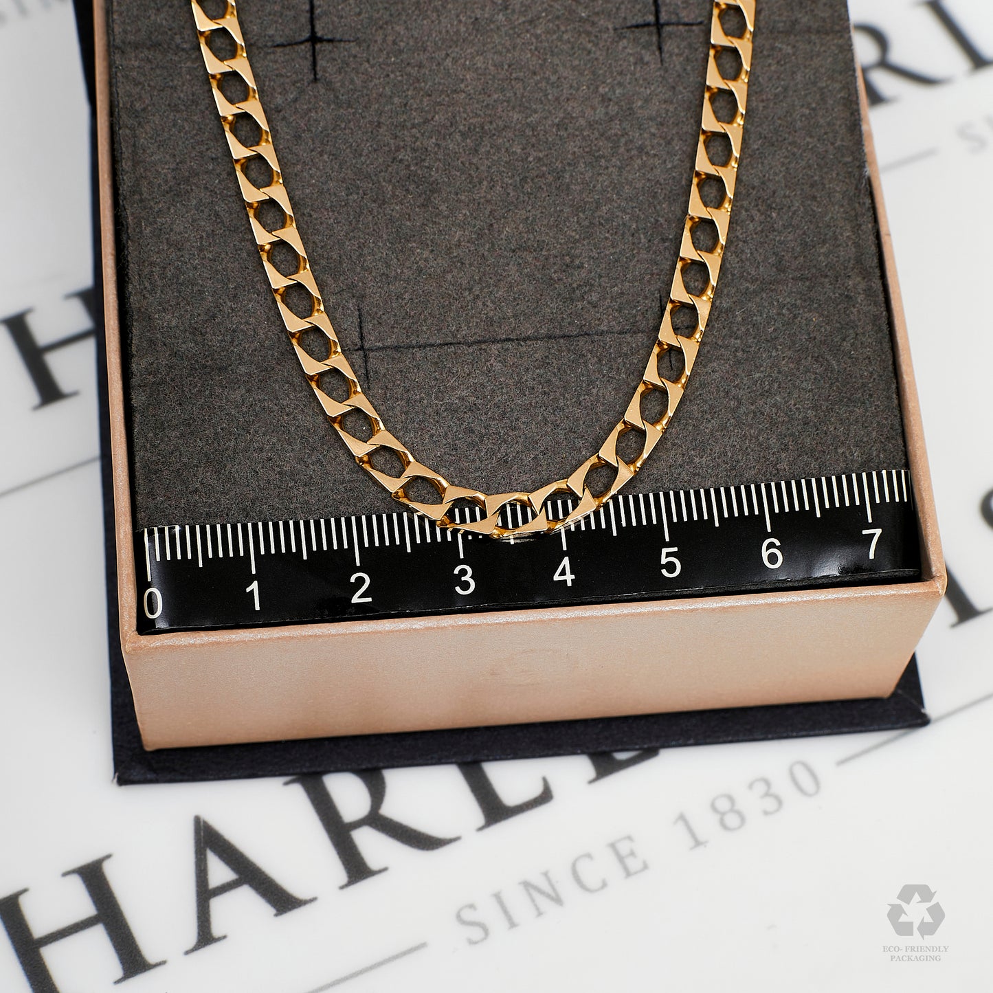 Pre-Owned 9ct Gold 4mm Curb Chain Necklace 20 Inch