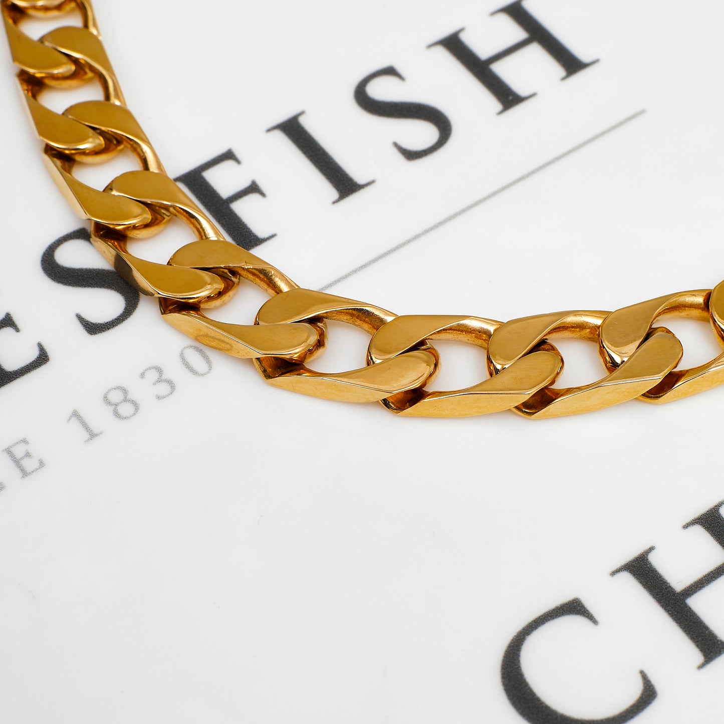 Pre-Owned 9ct Gold Curb Chain Bracelet 9 Inch