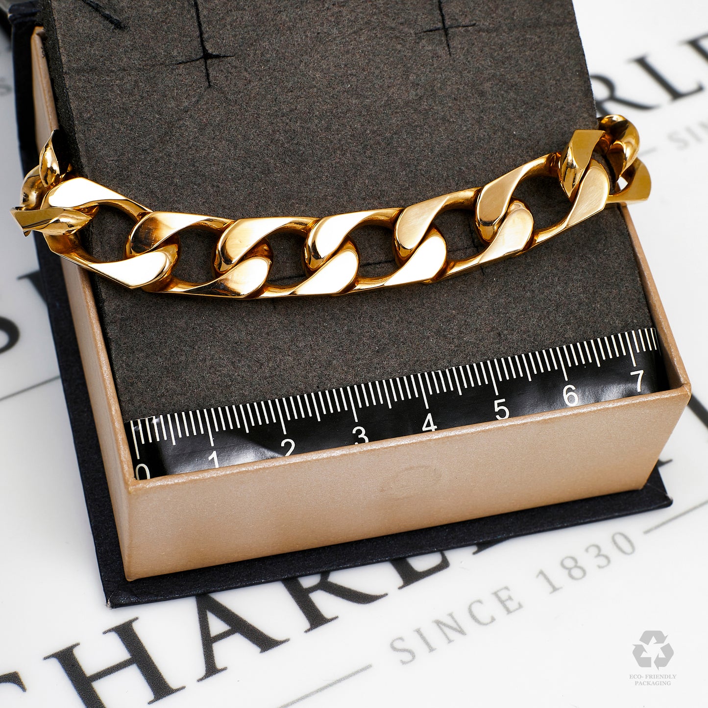 Pre-Owned 9ct Gold Curb Chain Bracelet 9 Inch