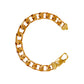 Pre-Owned 9ct Gold Curb Chain Bracelet 9 Inch