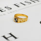 Pre-Owned 18ct Gold Sapphire & Diamond Ring Size L