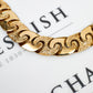 Pre-Owned 9ct Gold Mens Pattern Polish Anchor Link Bracelet