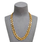 Pre-Owned 9ct Gold Pattern Polish Anchor Chain Necklace