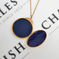 Pre-Owned 9ct Gold Round Pocket Watch Design Locket
