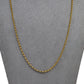 Pre-Owned 9ct Gold 2mm Belcher Chain Necklace 20 Inch