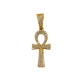 Pre-Owned 9ct Gold CZ Ankh Pendant