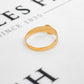 Pre-Owned 9ct Gold Buckle Ring Size U