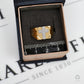 Pre-Owned 9ct Gold Diamond Cross Signet Ring Size R