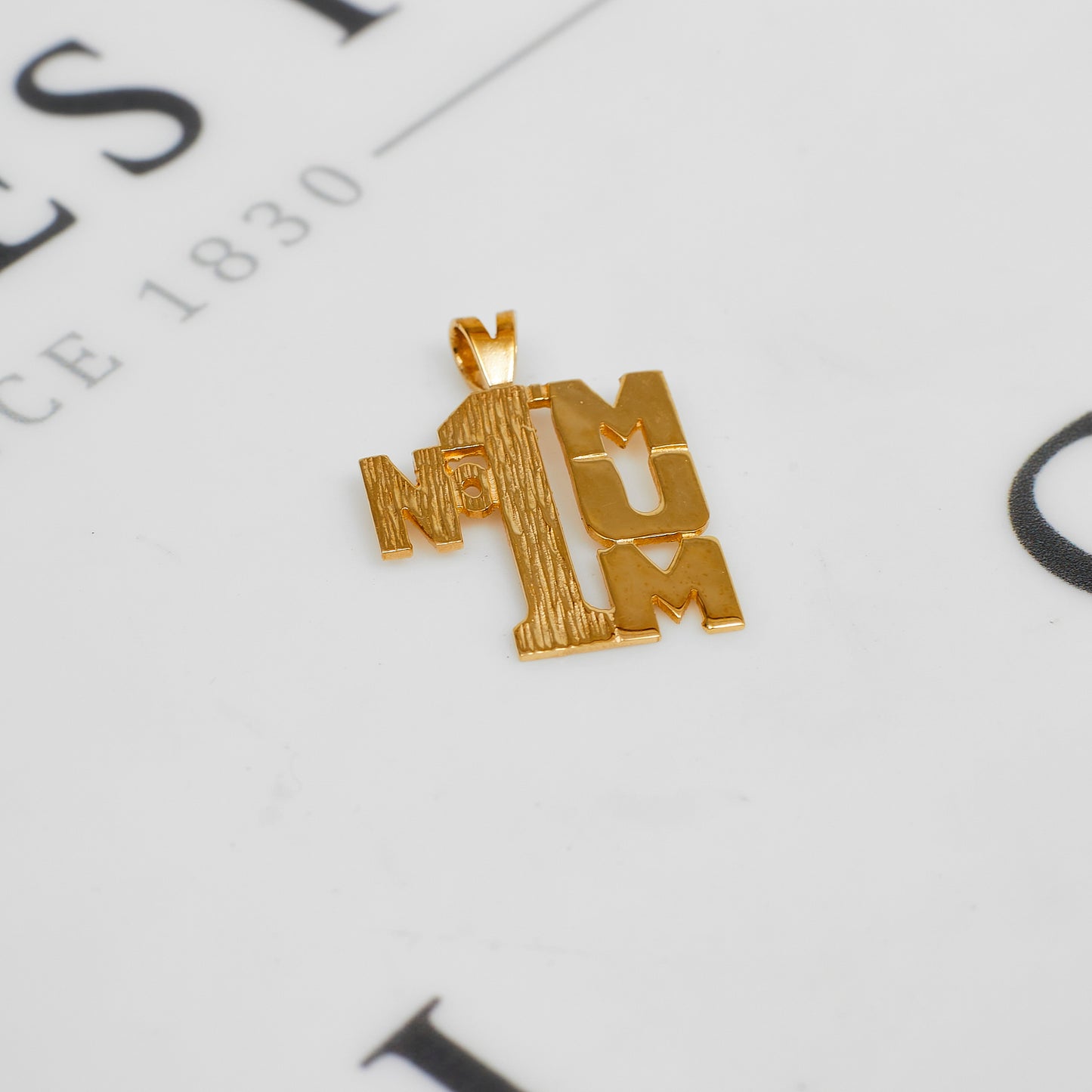 Pre-Owned 9ct Gold No 1 Mum Pendant