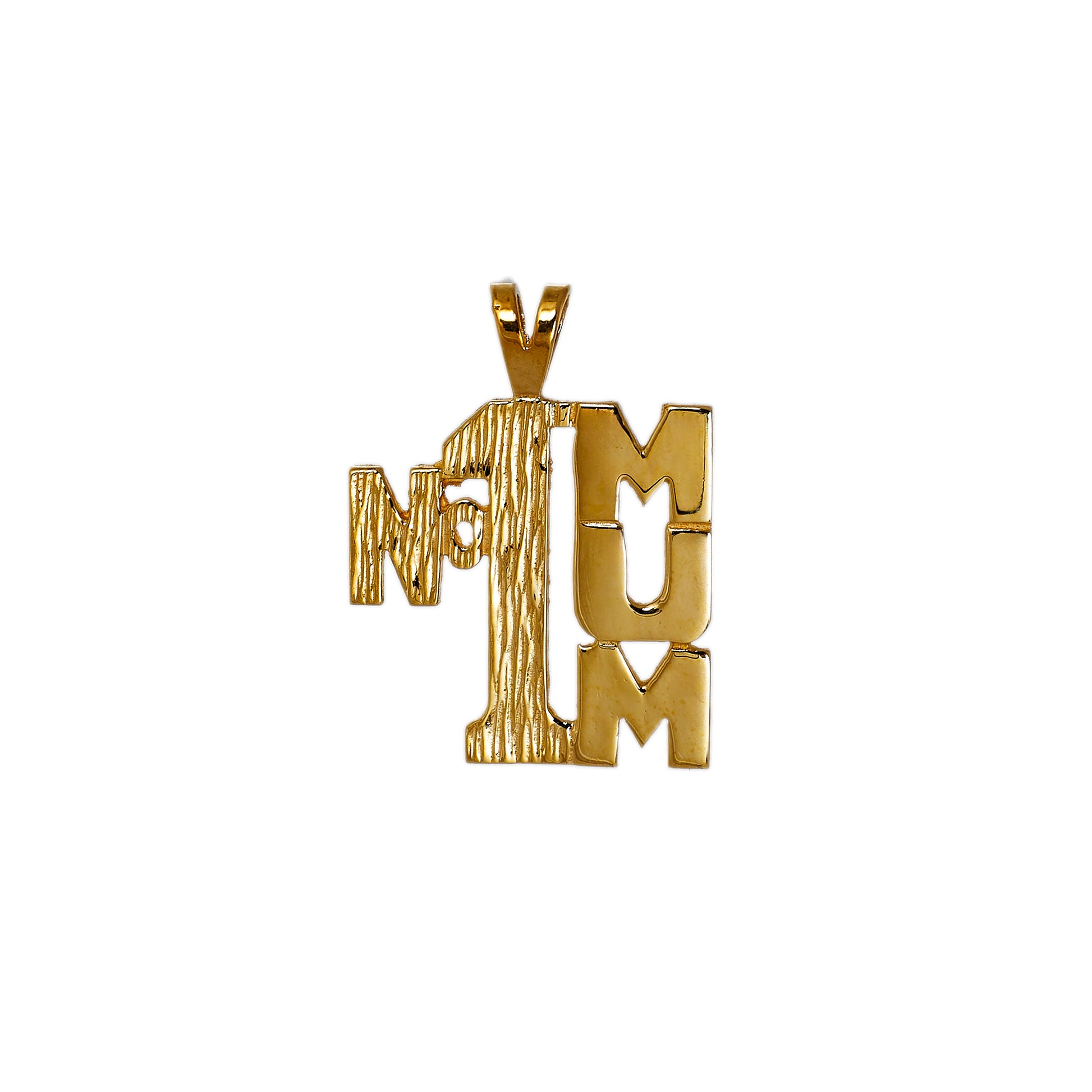 Pre-Owned 9ct Gold No 1 Mum Pendant