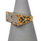 Pre-Owned 9ct Gold & CZ NAN Ring Size N