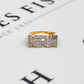 Pre-Owned 9ct Gold & CZ NAN Ring Size N