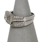 Pre-Owned 18ct White Gold Diamond Ring Wedding SET Size N.5