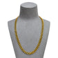 Pre-Owned 18ct Gold Double Curb Chain Necklace 20 Inch