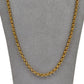 Pre-Owned 9ct Gold Belcher Chain Necklace 25 Inch