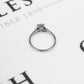 Platinum Diamond Solitaire Engagement Ring Size N