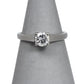 Platinum Diamond Solitaire Engagement Ring Size N