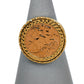 Pre-Owned 1905 Half Sovereign Coin & 9ct Gold Ring Mount