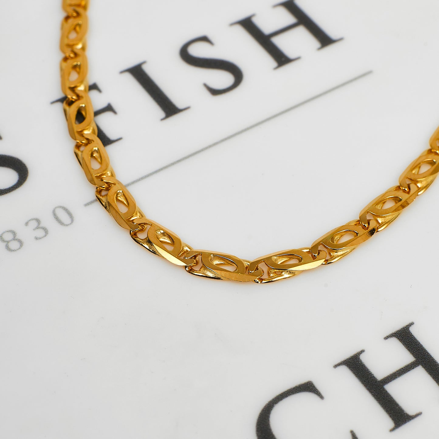 Pre-Owned 18ct Gold Anchor Link Bracelet 8 Inch