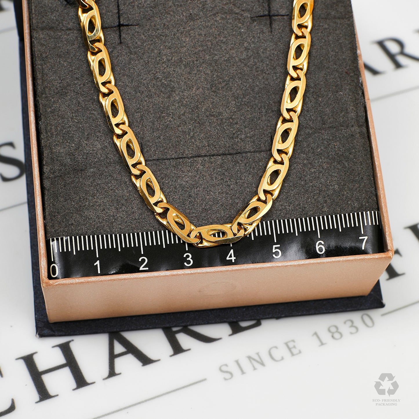 Pre-Owned 18ct Gold Anchor Link Bracelet 8 Inch
