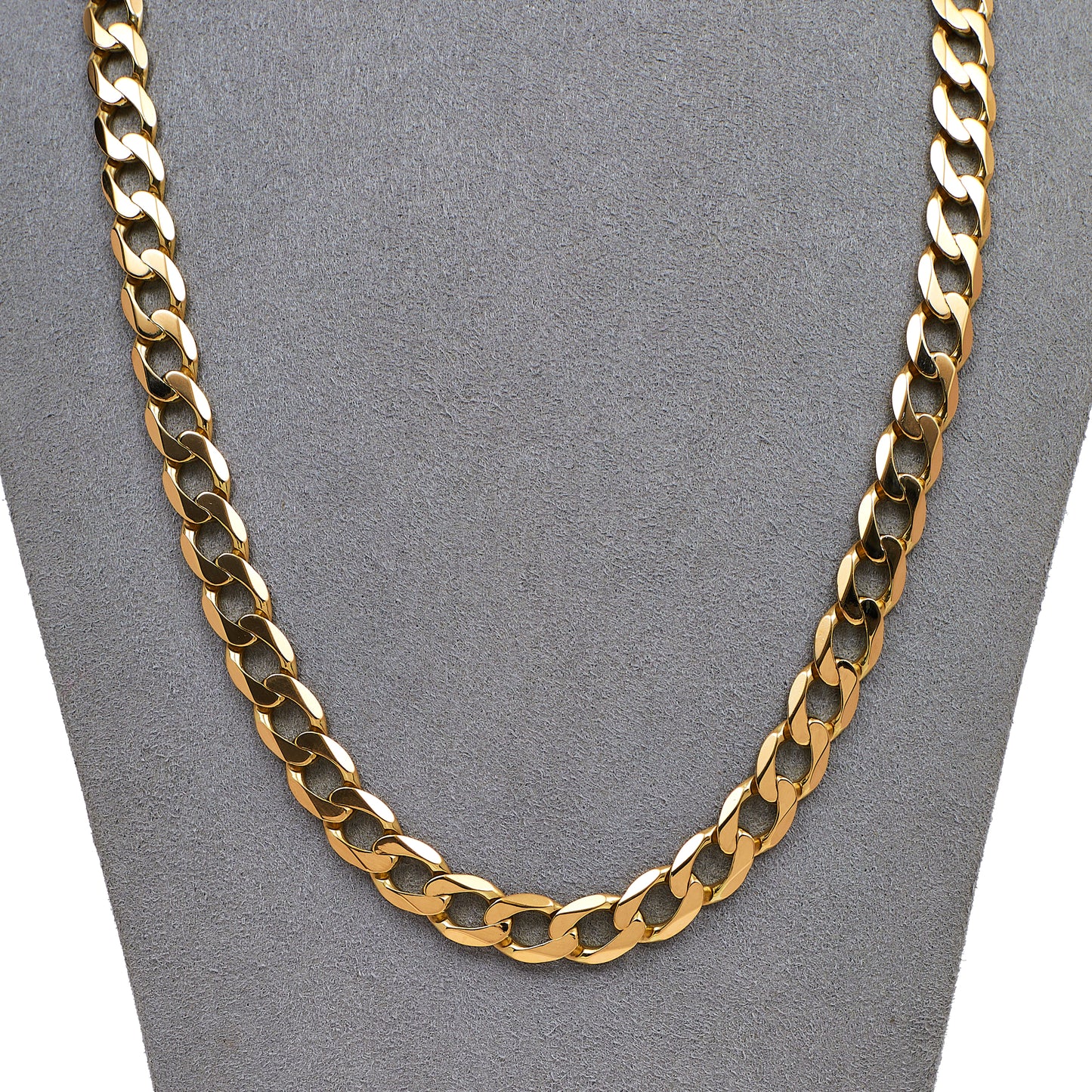 Pre-Owned 9ct Gold Curb Chain Necklace 22 Inch