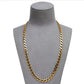 Pre-Owned 9ct Gold Curb Chain Necklace 22 Inch