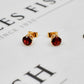 Pre-Owned 9ct Gold Garnet Stud Earrings