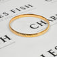 Pre-Owned 9ct Gold Patterned Bangle