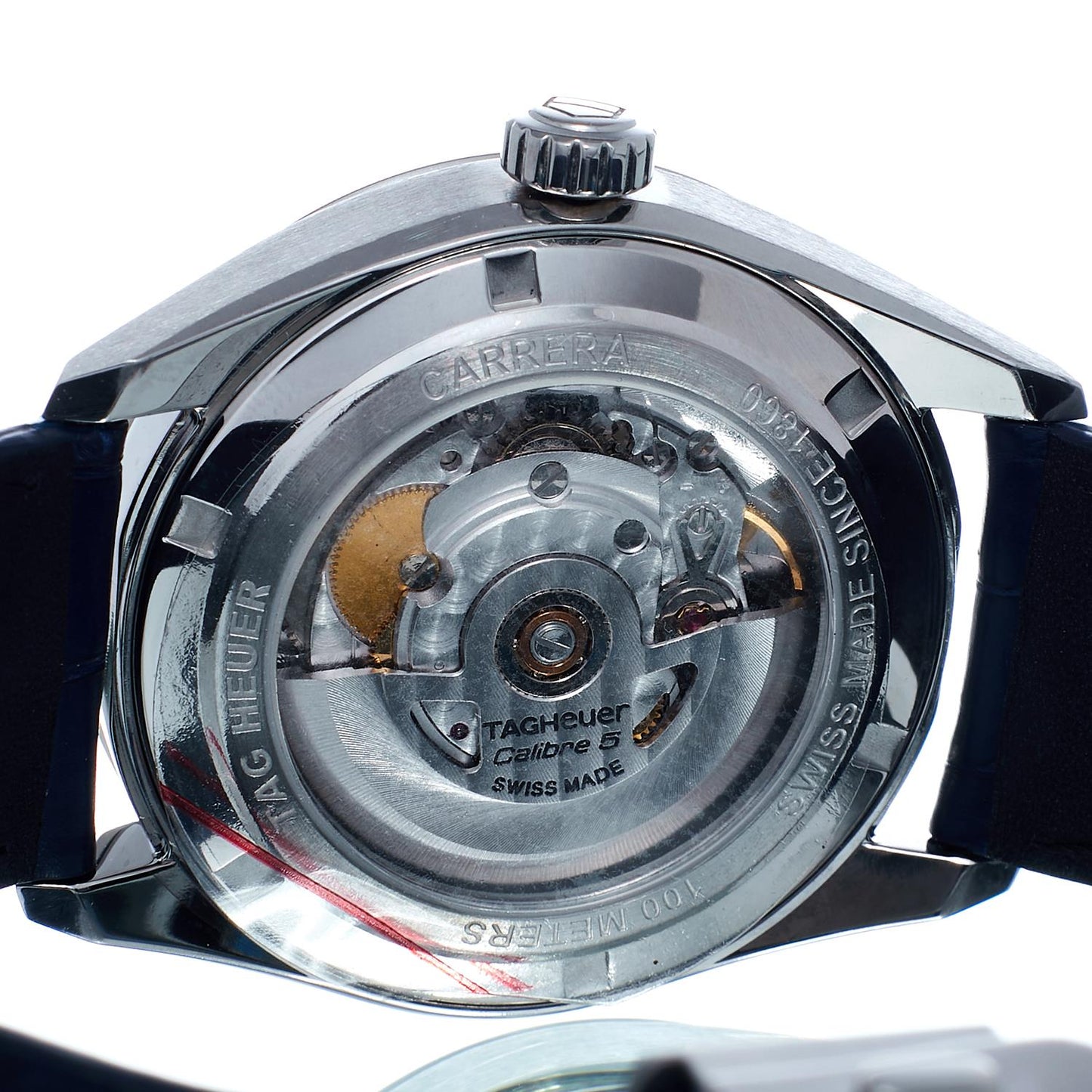 Pre-Owned Tag Heuer Carrera Calibre 5 WBN2112.FC6504