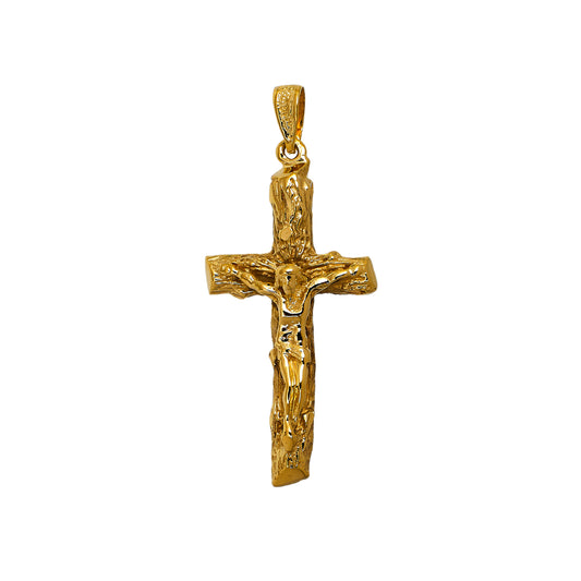 Pre-Owned 14ct Gold Crucifix Pendant