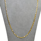 Pre-Owned 18ct Gold Tricolor Anchor Chain Necklace 24 Inch