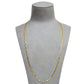 Pre-Owned 18ct Gold Tricolor Anchor Chain Necklace 24 Inch