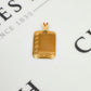 Pre-Owned 18ct Gold Greek Key Rectangle Pendant