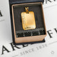 Pre-Owned 18ct Gold Greek Key Rectangle Pendant