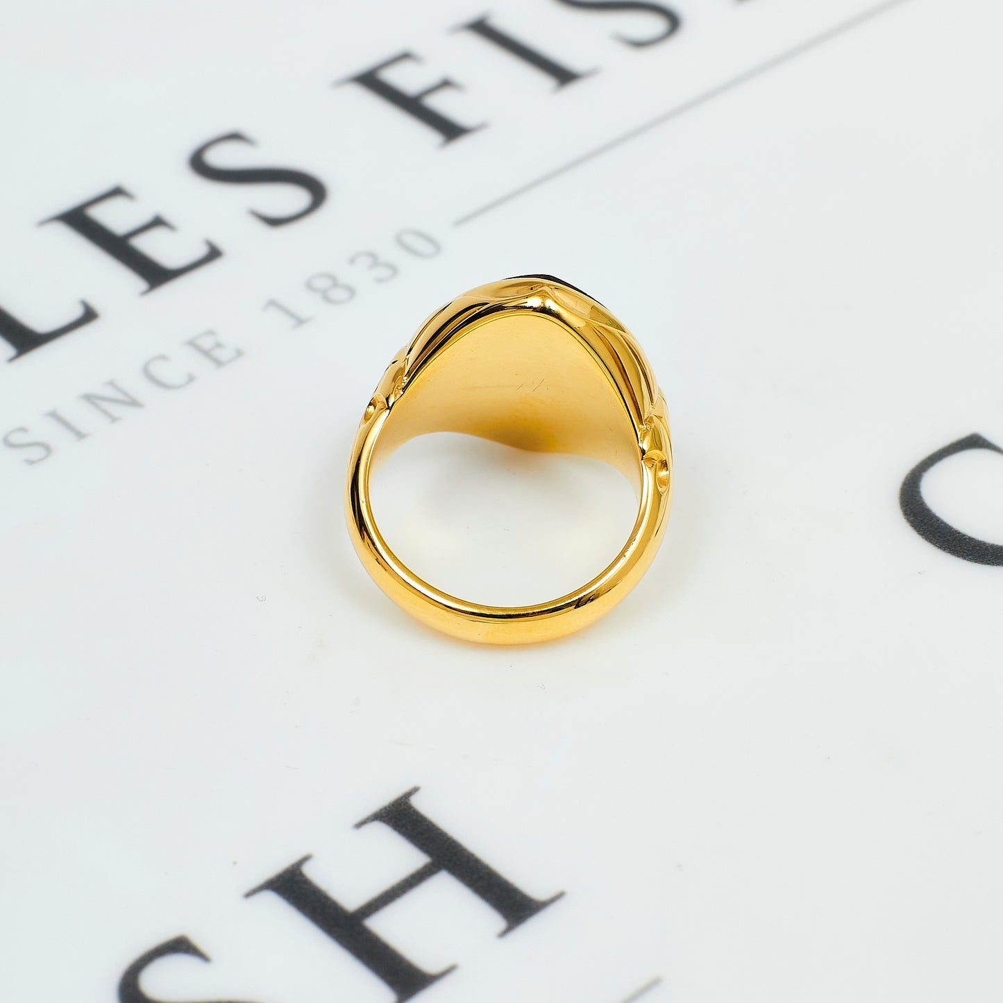 Pre-Owned 18ct Gold Bloodstone Signet Ring Size O