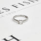 Pre-Owned Platinum Princess Cut Diamond Ring Size L.5