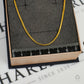 Pre-Owned 22ct Gold Foxtail Necklace 17 Inch