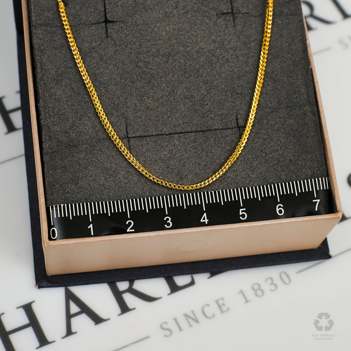 Pre-Owned 22ct Gold Foxtail Necklace 17 Inch