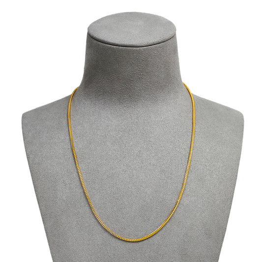 Pre-Owned 22ct Gold Foxtail Necklace 17 Inch