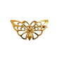 Pre-Owned 9ct Gold Openwork Butterfly Brooch